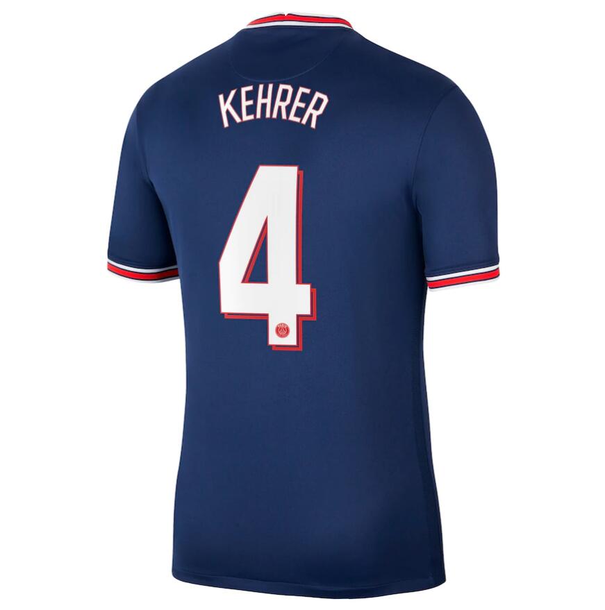 2021/22 Maillot PSG Domicile Cup Home Kit Soccer Jersey Kehrer 4 printing